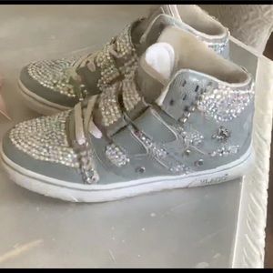 Vlado High top tennis shoes (rhinestones)
